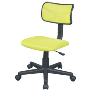 Kancelářská židle v jednoduchém moderním provedení zelená BST 2005
