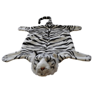 Vopi | Dětský koberec Tygr bílý 1505, 50x85 cm