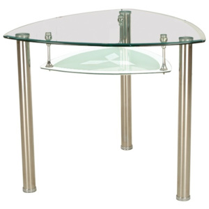 Jídelní stůl ve stylovém skleněném designu KAROL
