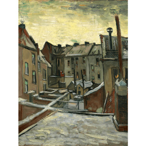 Obraz Vincenta van Gogha - Houses Seen from the Back, 30x40 cm