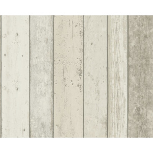 Vliesová tapeta staré dřevo v latích 8951-10 / Tapety na zeď 895110 New England 2 AS (0,53 x 10,05 m) A.S.Création