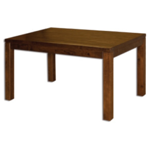 Drewmax Jídelní stůl st302 s180 masiv dub, šířka desky 4 cm, 1 křídlo wenge Hrana - C