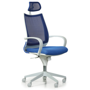 Kancelářská židle Futura, modrá/bílá