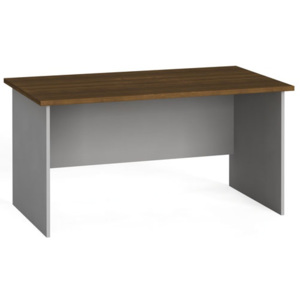 Kancelářský psací stůl rovný 140x80 cm, ořech