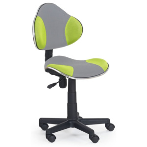 Halmar Dětská židle FLASH 2, šedo-zelená