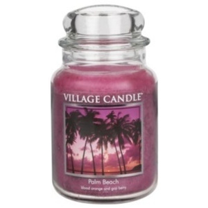 Village Candle Vonná svíčka ve skle s vůní Palmová pláž - Palm Beach 106326813