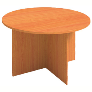 Jednací stůl PRIMO, průměr 1200 mm, kulatý, buk