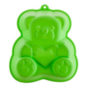 BANQUET Forma silikonová CULINARIA Green 14,2 x 12,3 x 3,5 cm, medvídek