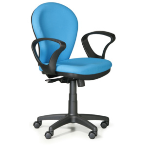 Kancelářská židle Lea, světle modrá