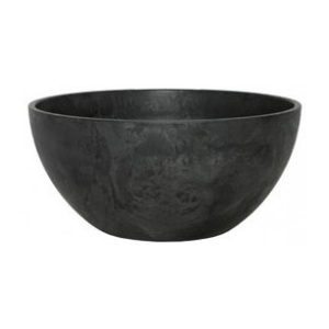 Artstone Bowl Black 31x15cm - Do interiéru a exteriéru