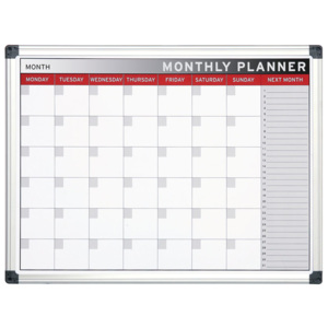 Bi-Office Měsíční plánovací tabule + Záruka 7 let