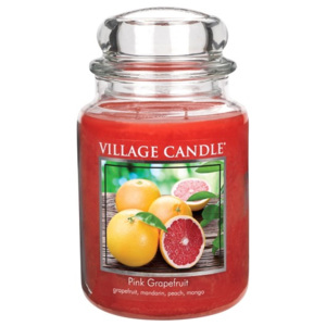 Village Candle Vonná svíčka ve skle, Růžový grapefruit, Pink Grapefruit 106326822
