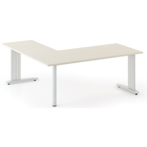 Kancelářský stůl Flexible L 1800 x 1800 mm, bříza