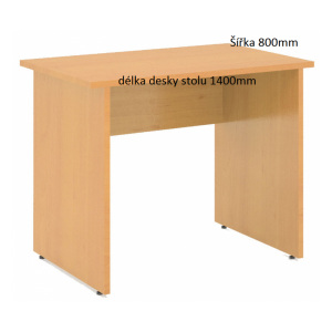 Stůl Praktik 140 x 80 cm hruška aroso