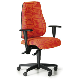 TOPSTAR Zdravotní balanční kancelářská židle EXETER LADY, oranžová