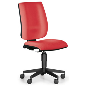 Kancelářská židle FIGO bez područek, permanentní kontakt, červená