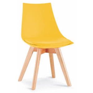 Jídelní židle DELIS žlutá
