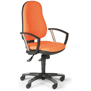 Kancelářská židle DERBY, oranžová