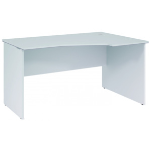 Ergonomický stůl Office White, pravý 138 x 95 cm