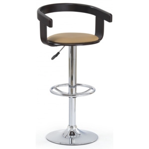 Barová židle Mildred wenge / káva