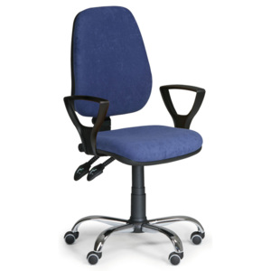 EUROSEAT Kancelářská židle COMFORT s područkami - modrá