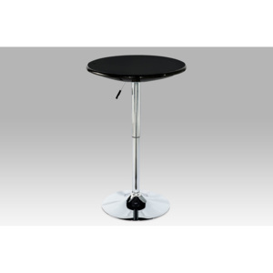 Barový stůl výškově nastavitelný černý AUB-5010 BK