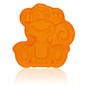 BANQUET Forma silikonová CULINARIA Orange 19,5 x 19,5 x 4,7 cm, opička