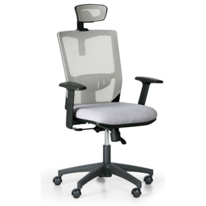 Kancelářská židle Uno, šedá/černá