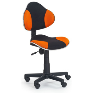 Halmar Dětská židle FLASH, černo-oranžová