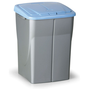 Odpadkový koš (š x h x v): 37 x 36,5 x 51,5 cm, 45 l, víko: modré
