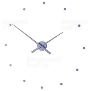 Nomon OJ ocelově modré 50cm nalepovací hodiny