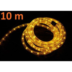 OEM D01056 Světelný kabel 10 m - žlutá, 360 minižárovek