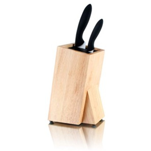 BANQUET Stojan dřevěný na keramické nože BRILLANTE 24,5 cm, se štětinami