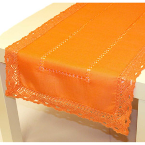 Forbyt, Ubrus celoroční, Vintage colour, oranžový, obdélník 35 x 160 cm