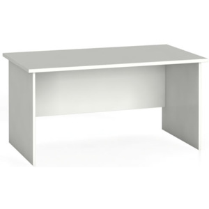 Kancelářský psací stůl rovný 140 x 80 cm, bílá