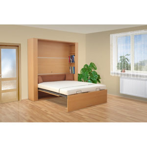 Výklopná postel VS1060P, 200x160cm barva lamina: buk, nosnost postele: standardní nosnost