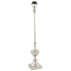 Stolní lampa stříbrná 55 cm