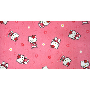 Dětský růžový koberec Hello Kitty