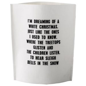Dárkový sáček Dreaming of a White Christmas
