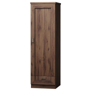 Dřevěná šatní skříň pravá v moderním dekoru dub lefkas typ T9 KN079