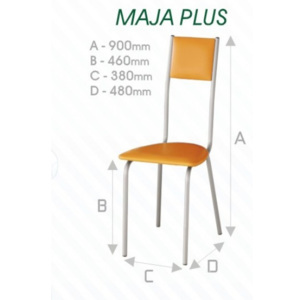 K-BER Kovová židle Maja plus