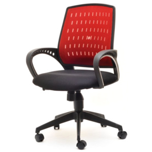 MP Designová černo-červená dětská židle - SWOOPY II