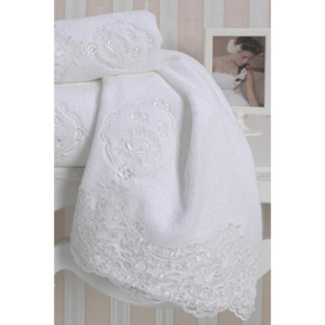 Soft Cotton Luxusní osuška DIANA 85x150 cm Bílá