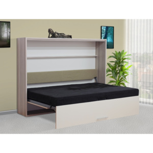 Výklopná postel VS1056P, 200x140cm lamino: buk, nosnost postele: standardní nosnost