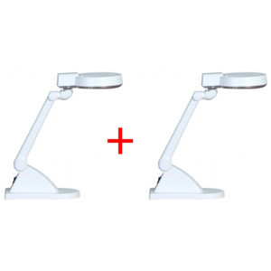 B2B Partner Stolní LED lampa se zvětšovací lupou 1+1 ZDARMA, bílá + Záruka 7 let