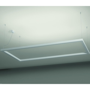 Axolight Framework, bílé závěsné svítidlo pro nepřímé osvětlení, 100,8W LED 3000K, 186x90cm