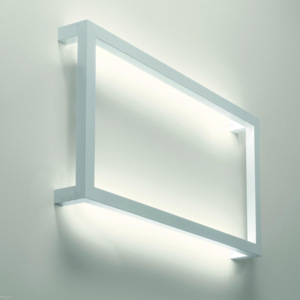 Axolight Framework, bílé svítidlo pro nepřímé osvětelní, 67,2W LED 3000K, 127x65cm, výška 22,3cm