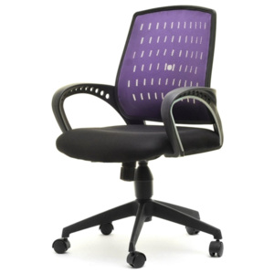 MP Designová černo-fialová dětská židle - SWOOPY IV