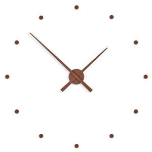 Designové nástěnné hodiny NOMON OJ čokoláda 50cm