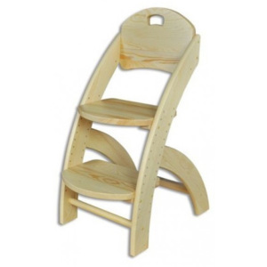 D-MAX Dětská dřevěná rostoucí židle KT 201